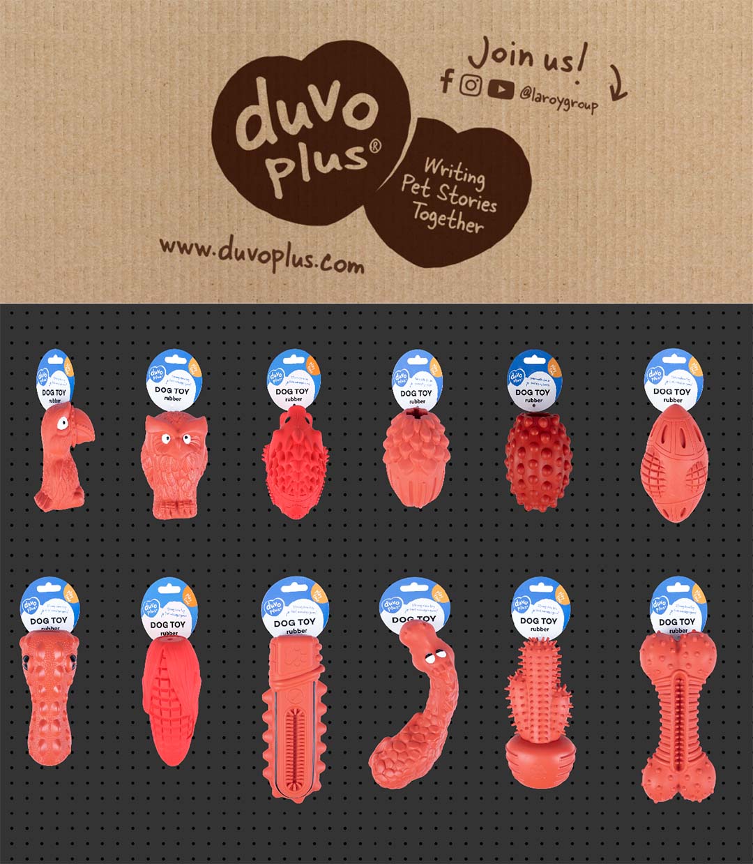 Concept duvoplus playtime griplay rubber rood - Product shot