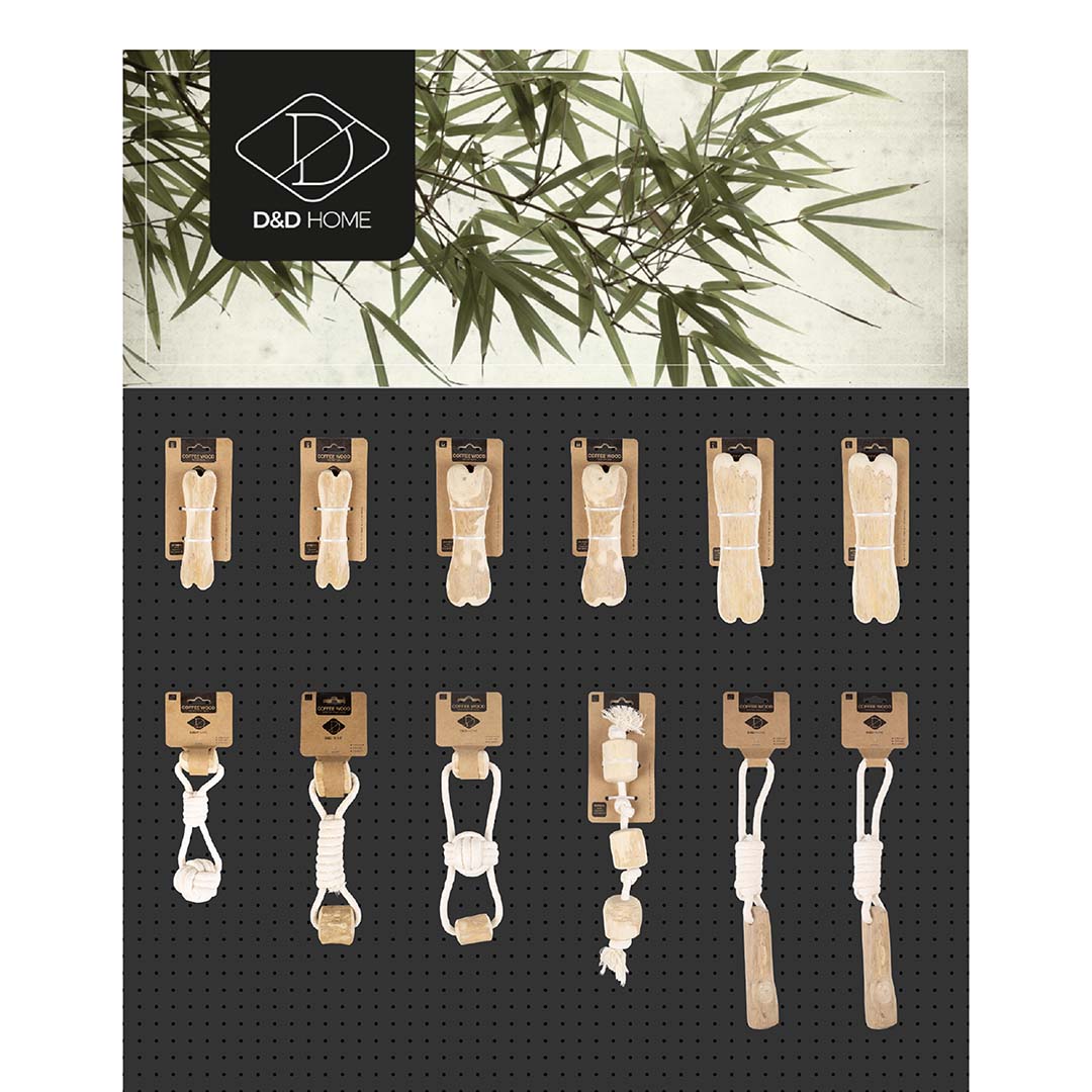 Concept D&D HOME coffee wood dog toys - Product shot