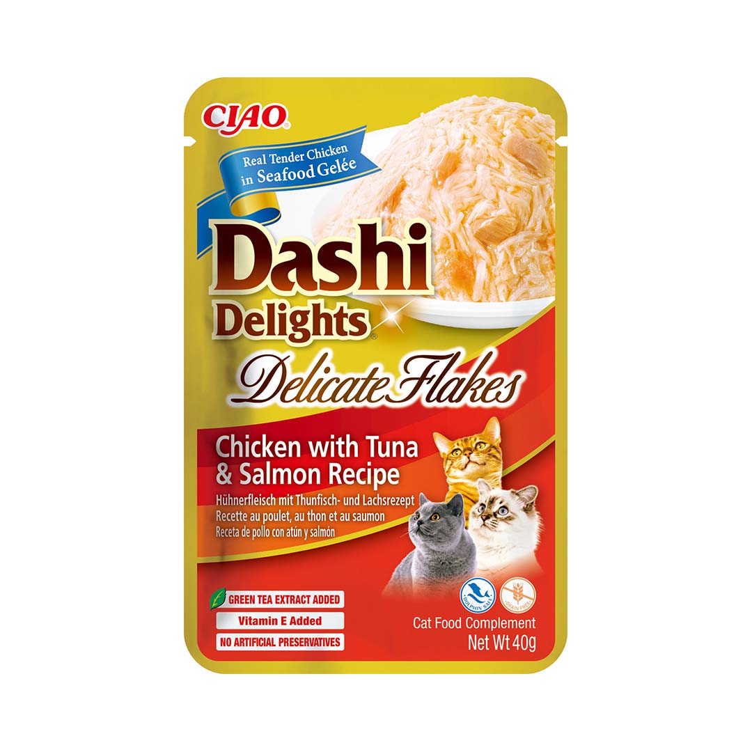 CIAO Dashi Delights Flakes poulet&thon&saumon - Product shot