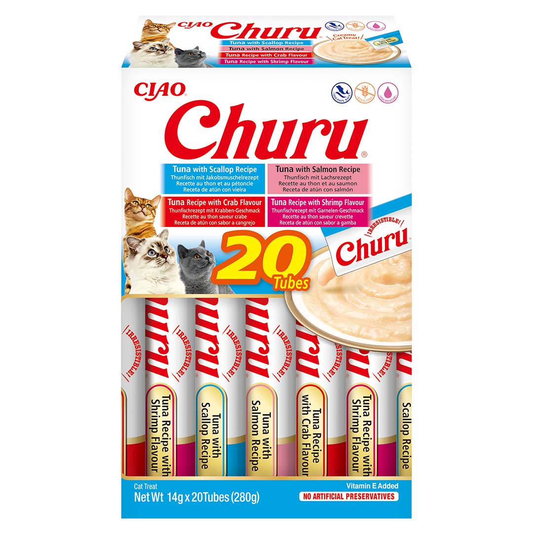 CIAO Churu tuna&seafood mix multipack - Product shot