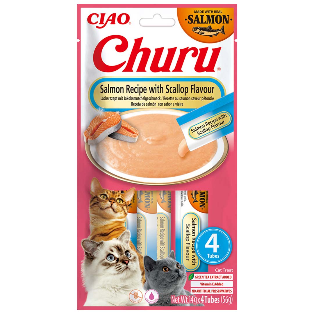 CIAO Churu zalm&sint-jakobsschelpen smaak - Product shot