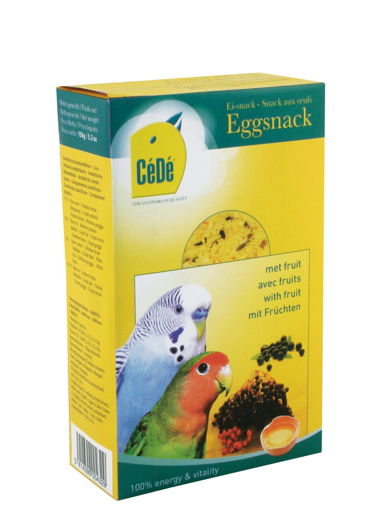 Cédé egg snack parakeet fruits - Product shot