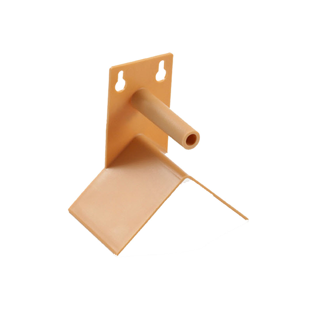 Plastic perch with bottom cover beige - Product shot