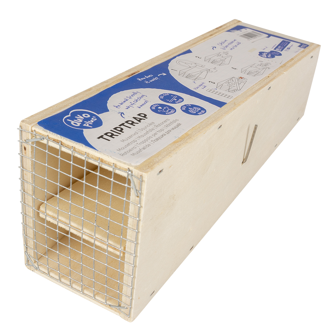 Wooden mousetrap trip trap - Verpakkingsbeeld