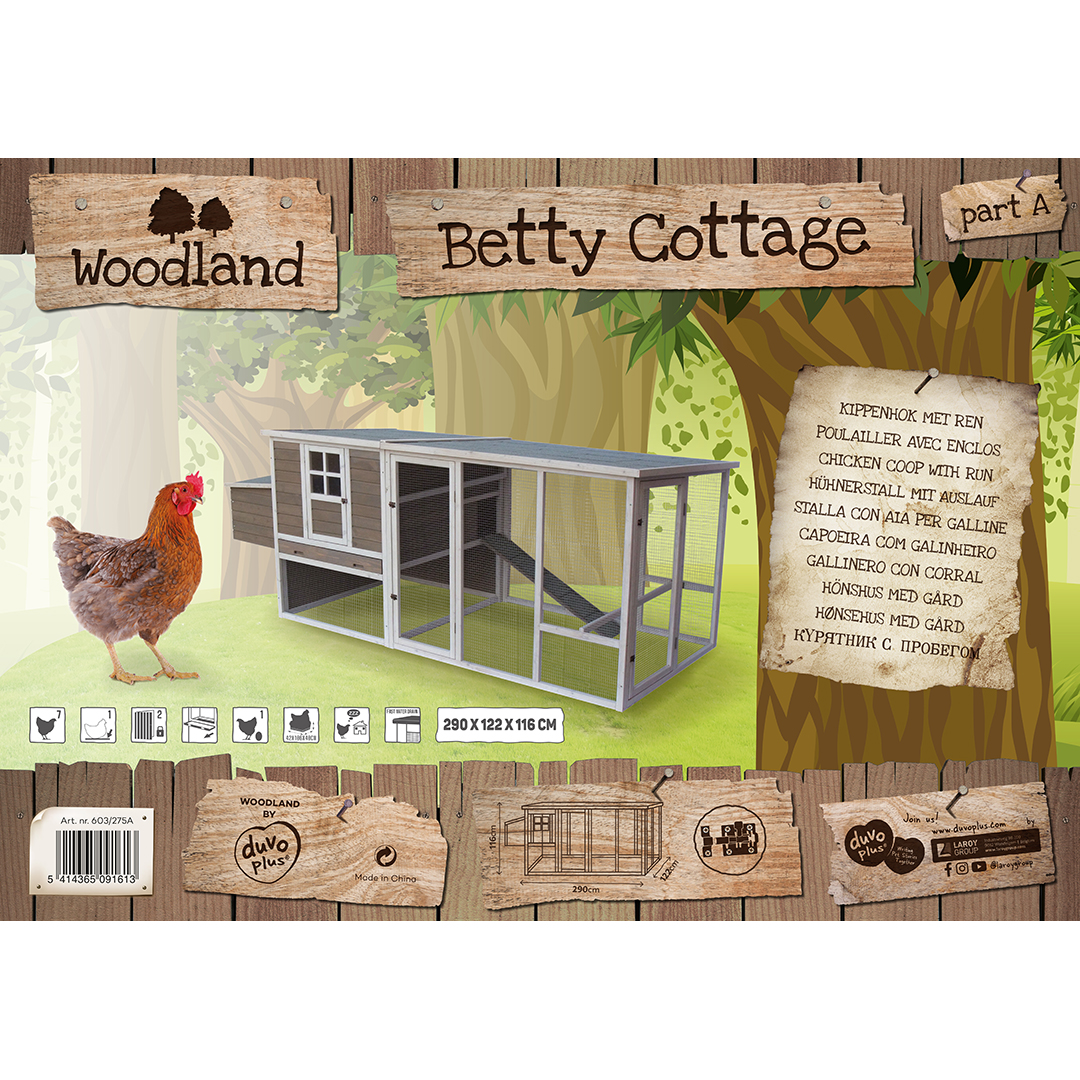 Woodland chicken coop betty - Verpakkingsbeeld