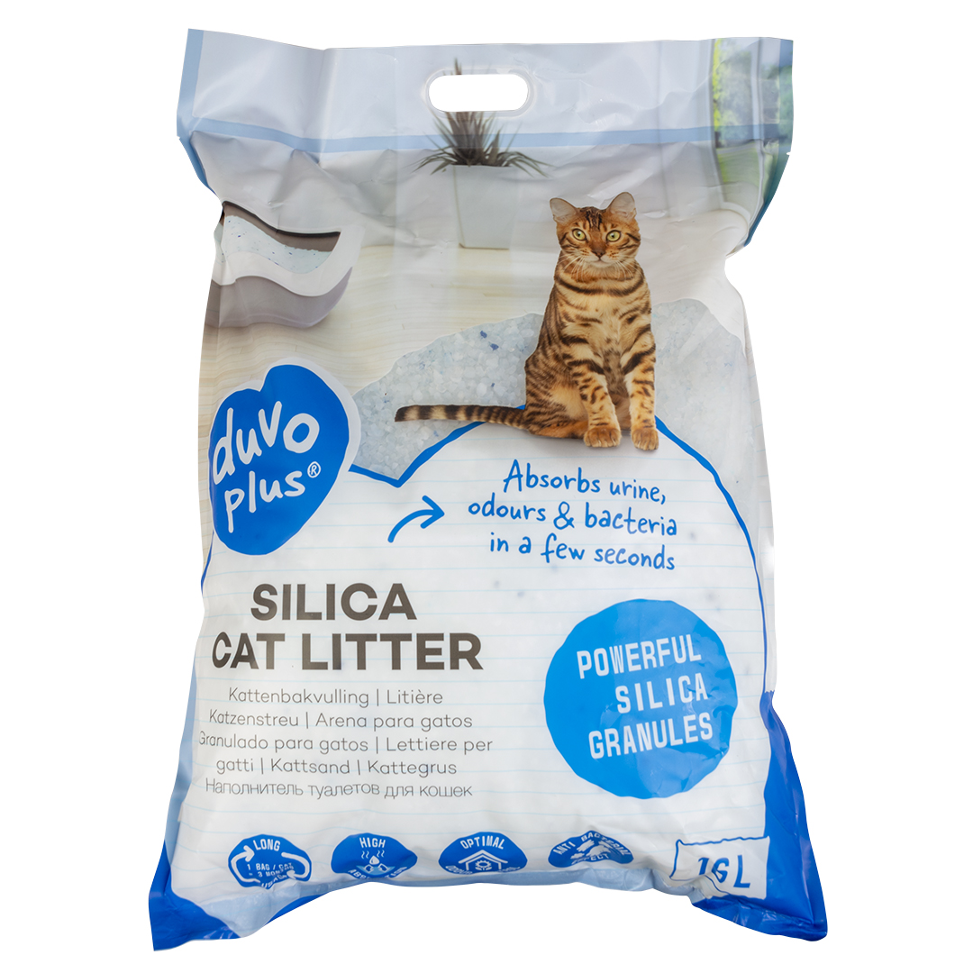 Premium silica cat litter - Facing