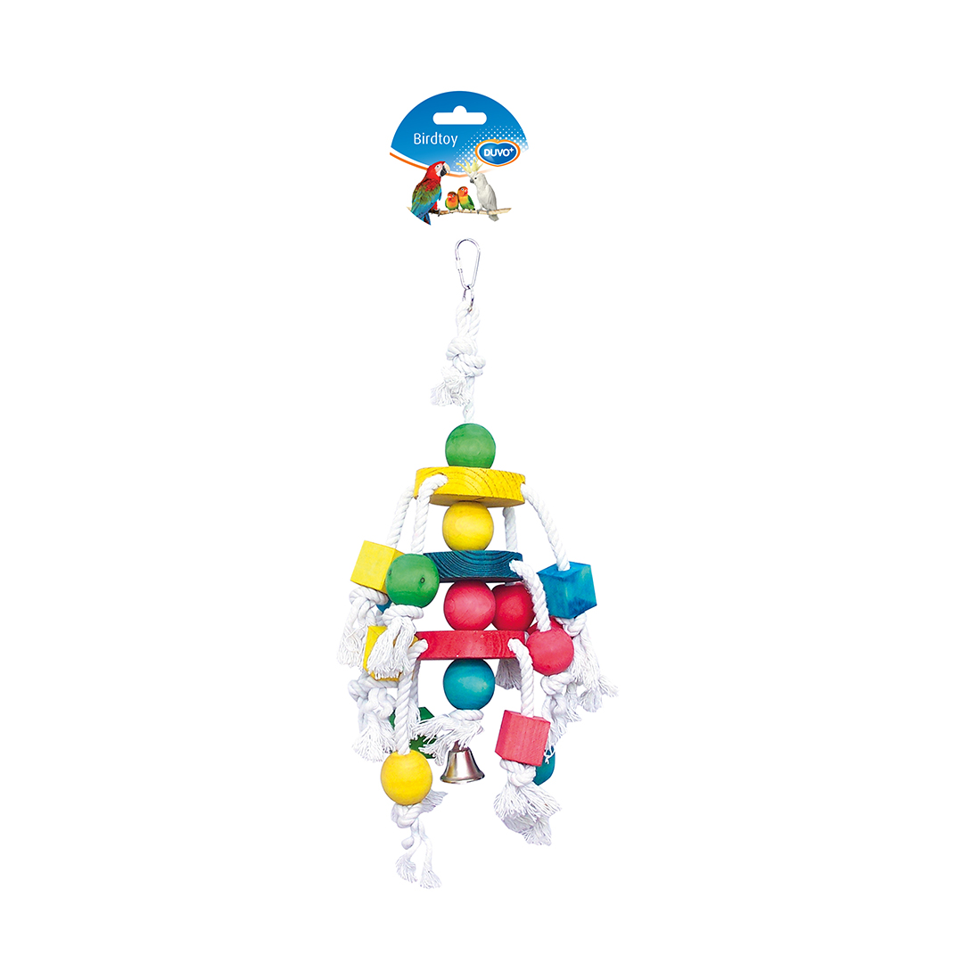 Cluster rope with colourful cubes - Product shot