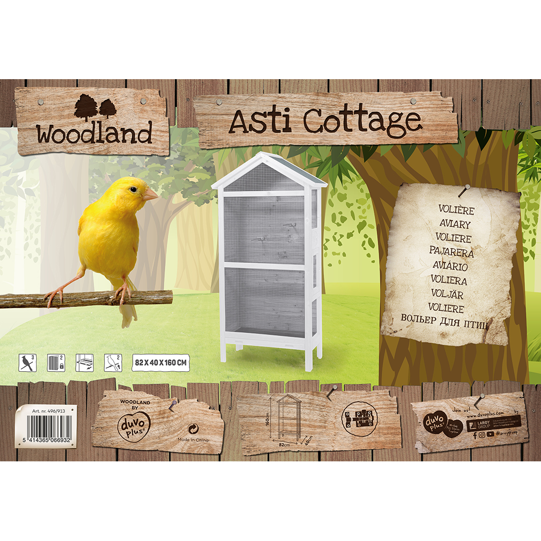 Woodland aviary asti cottage - Verpakkingsbeeld
