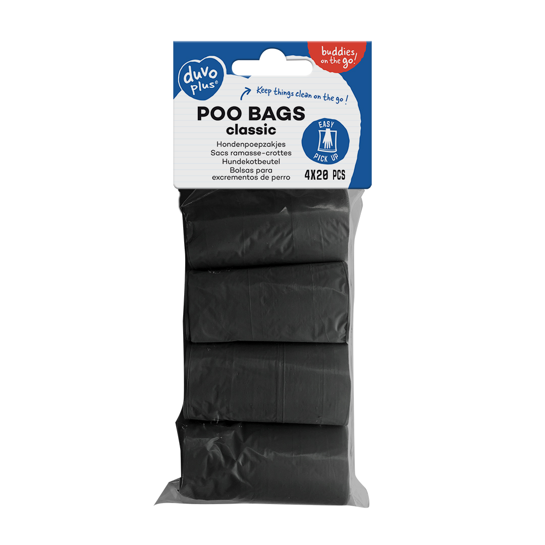 Poo bags classic black - Verpakkingsbeeld