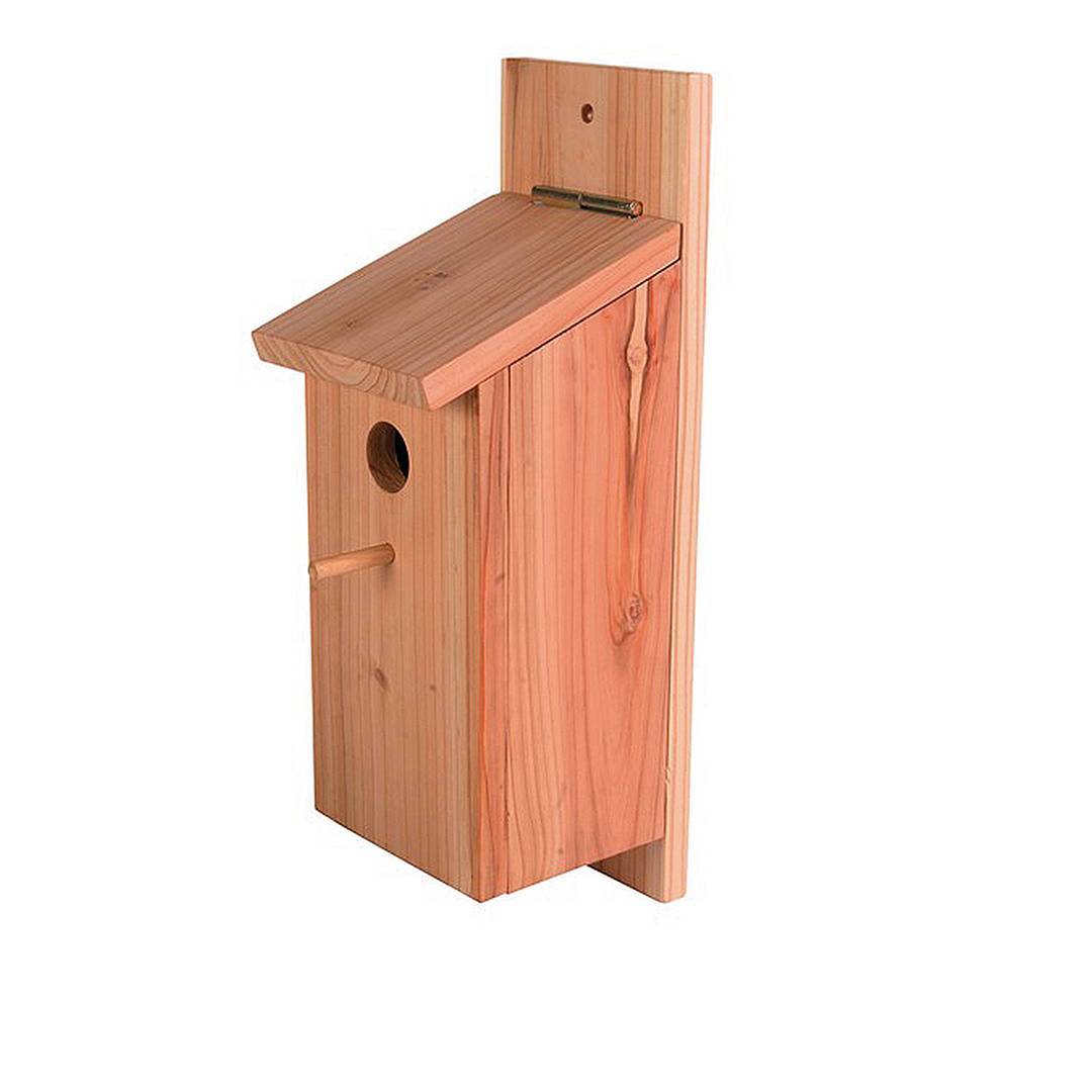Nest box great tit kit in box brown - Product shot
