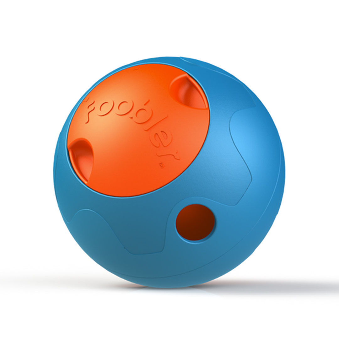 Foobler snackbal met timer blauw - Product shot
