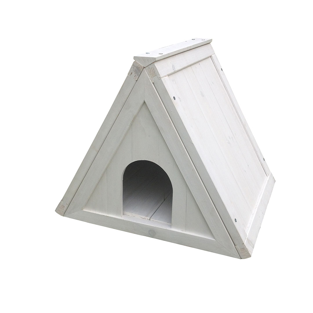 Woodland shelter triangle cottage white - Product shot