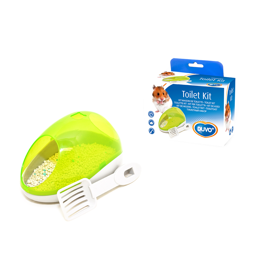 Hamstertoilet kit groen - Product shot