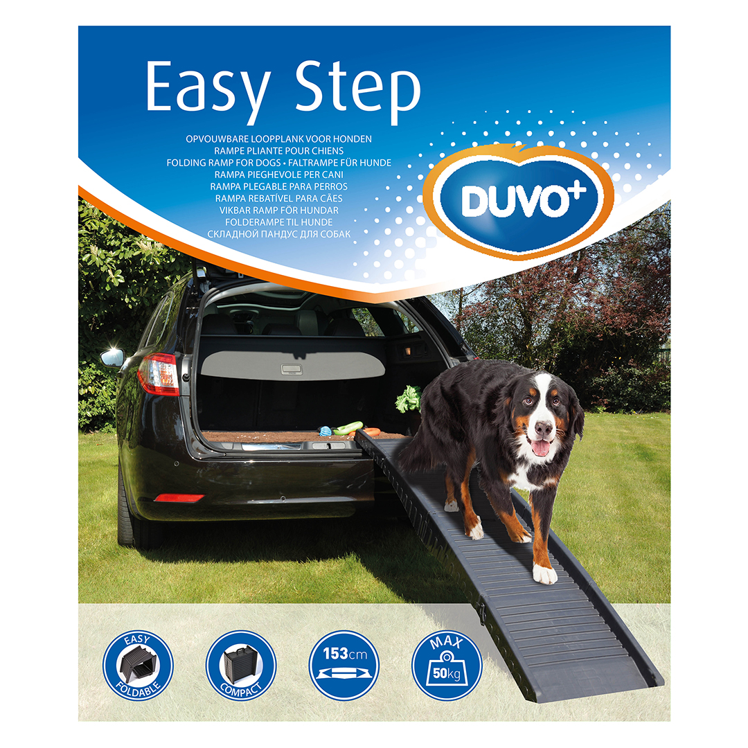 Car ramp plastic easy step up to 50kg grey - Verpakkingsbeeld
