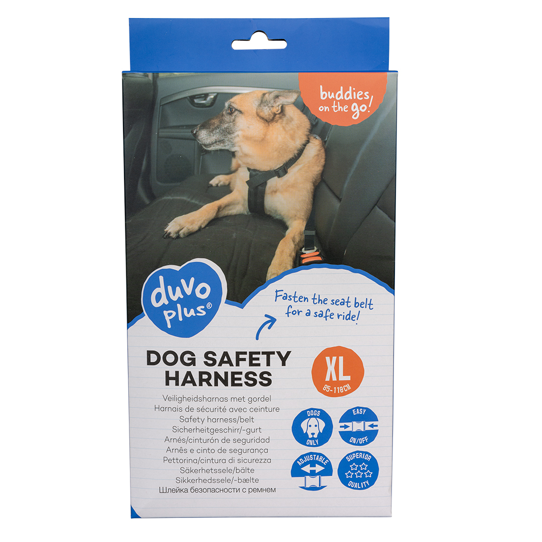 Veiligheidsharnas hond auto - Facing