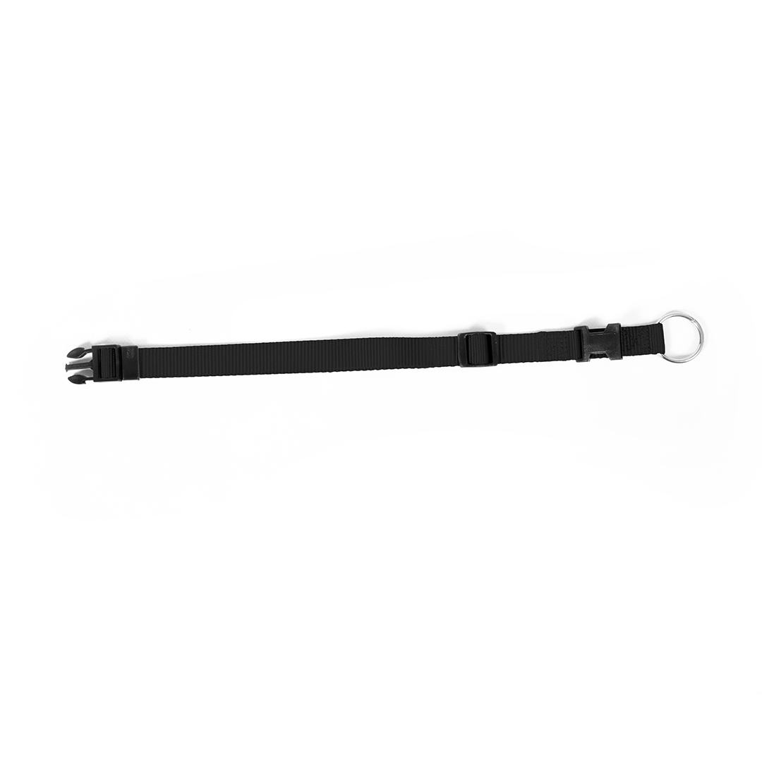 Nylon collar adjustable black - <Product shot>