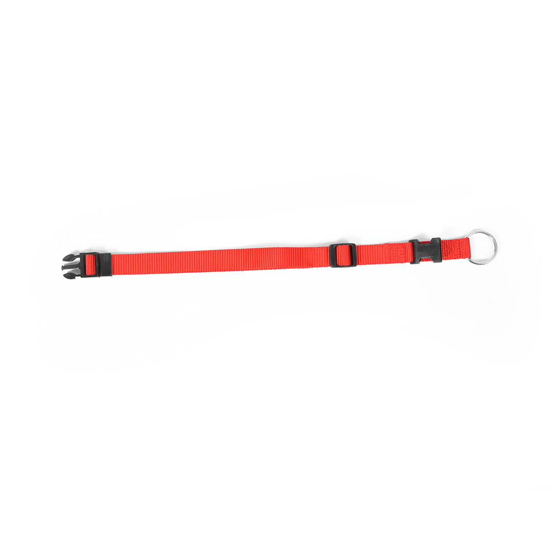 Nylon collar adjustable red - <Product shot>