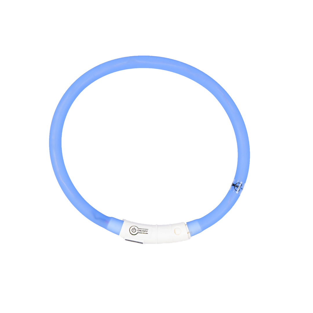 Flash light ring usb silicon blauw - <Product shot>