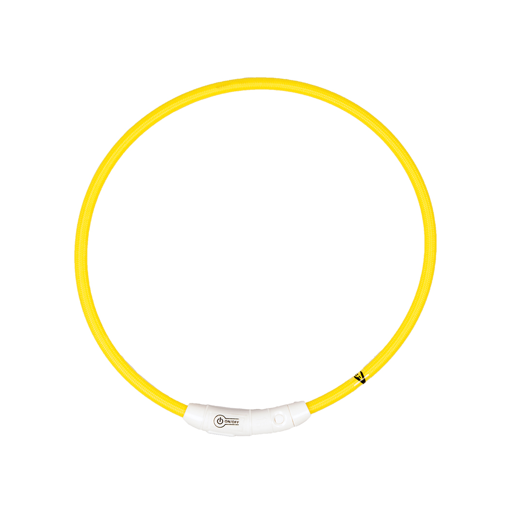 Flash light ring usb nylon yellow - <Product shot>