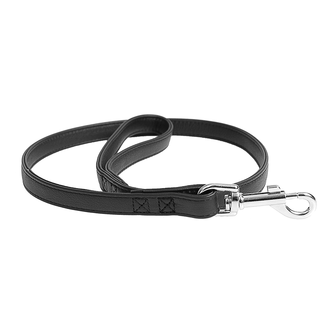 Popular leather leash black - <Product shot>