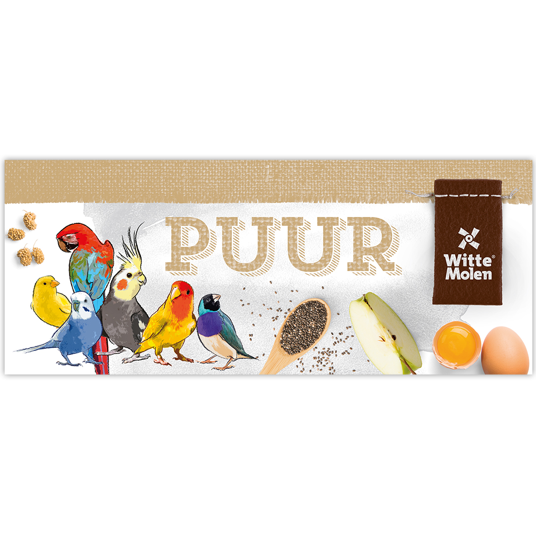 Topcard magn puur vogel - Product shot