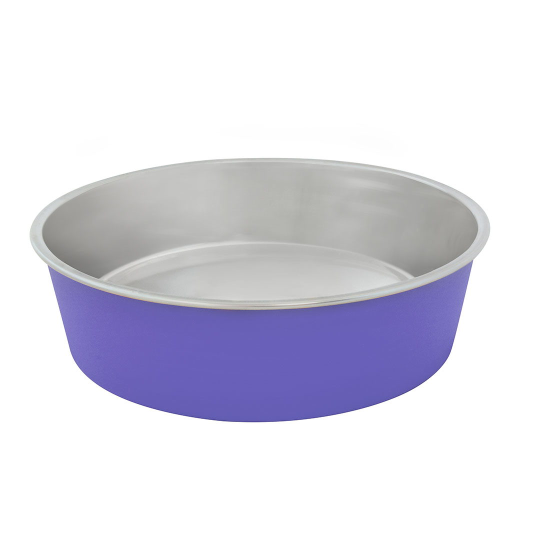 Feeding bowl matte fix purple - <Product shot>