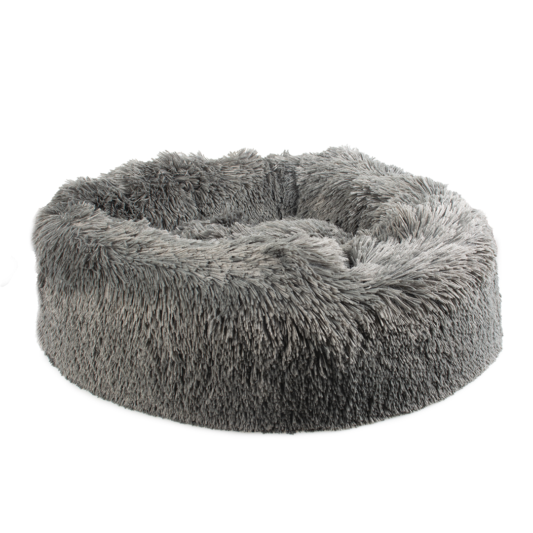 Pet bed long plush grey - Product shot