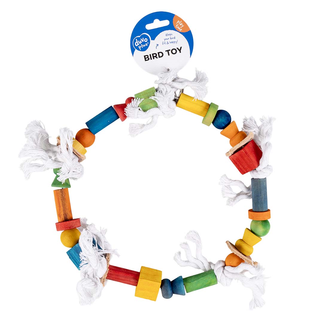 Touwring Met Kleurrijke Blokjes - Facing