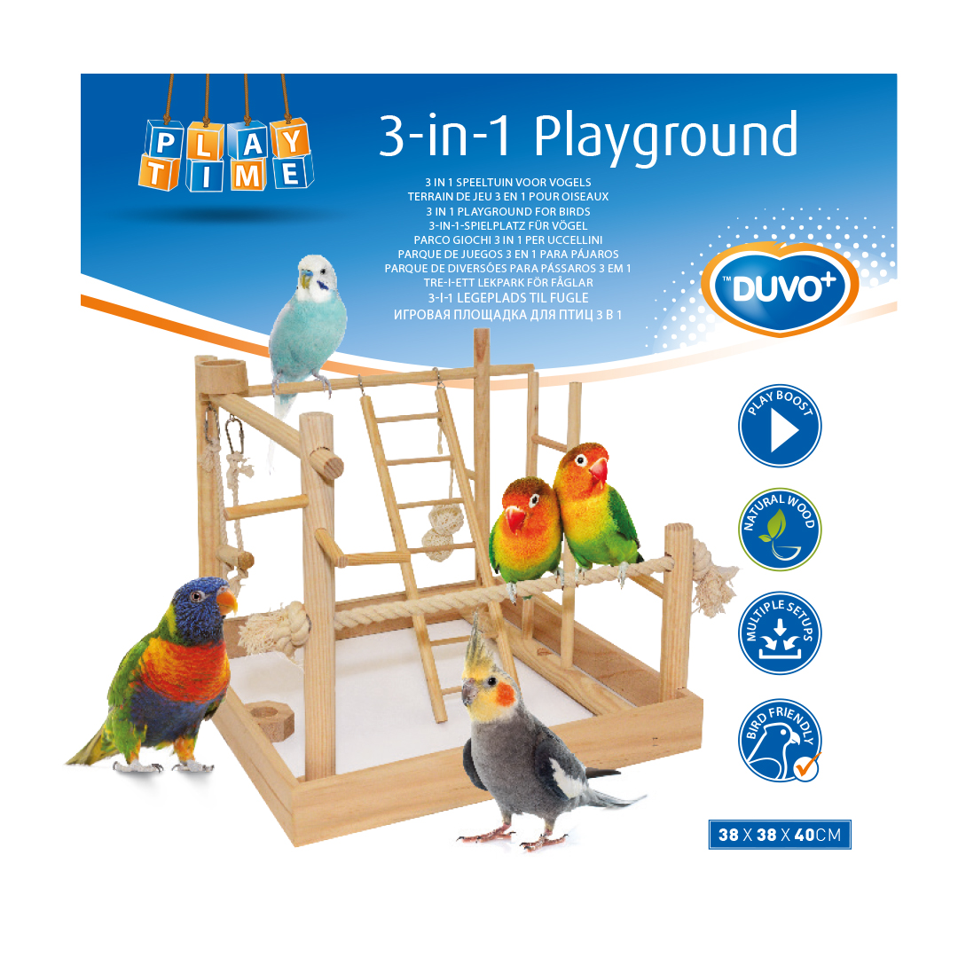 3 in 1 bird playground - Verpakkingsbeeld