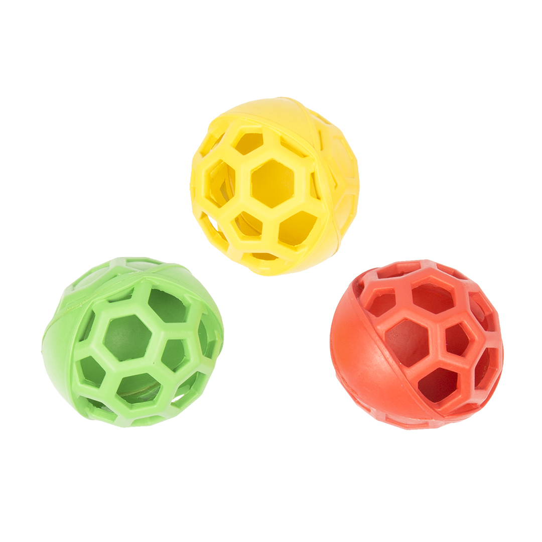Rubber voetbal halfopen mix - <Product shot>