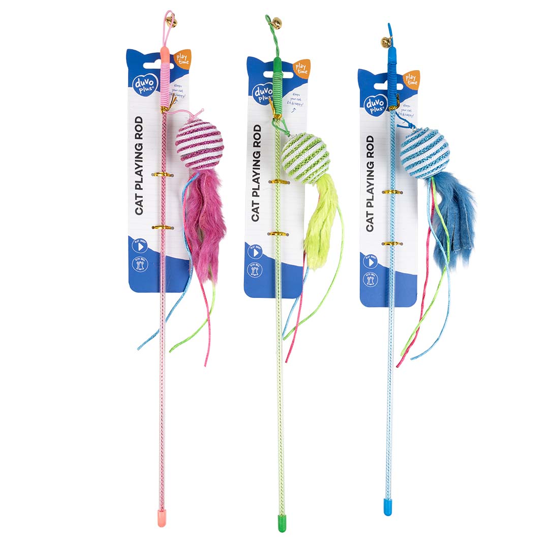 Canne à Pêche De Jeu Balle à Plumes - Mix - Facing