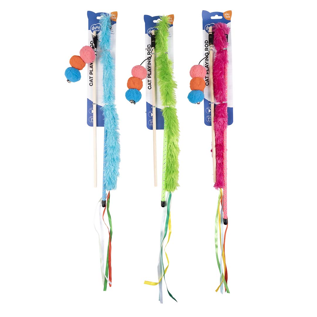 Canne à Pêche Set - Queue & Balles en Peluche - Mix - Facing