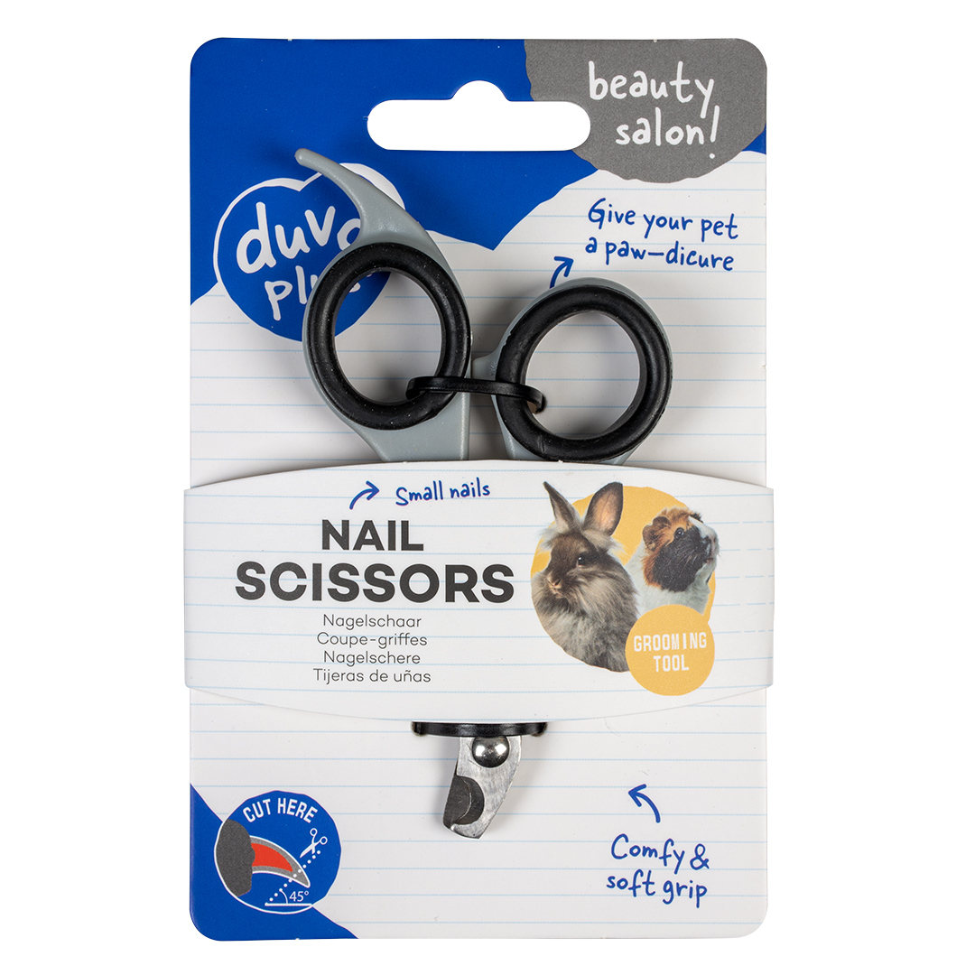 Nail scissors black/grey - Verpakkingsbeeld