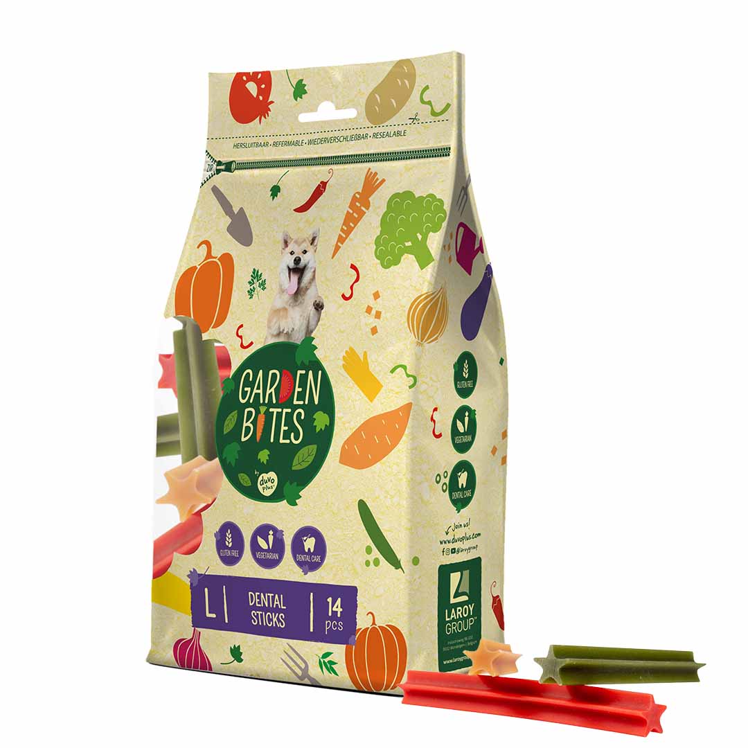 Garden Bites dental sticks gemengde kleuren - <Product shot>