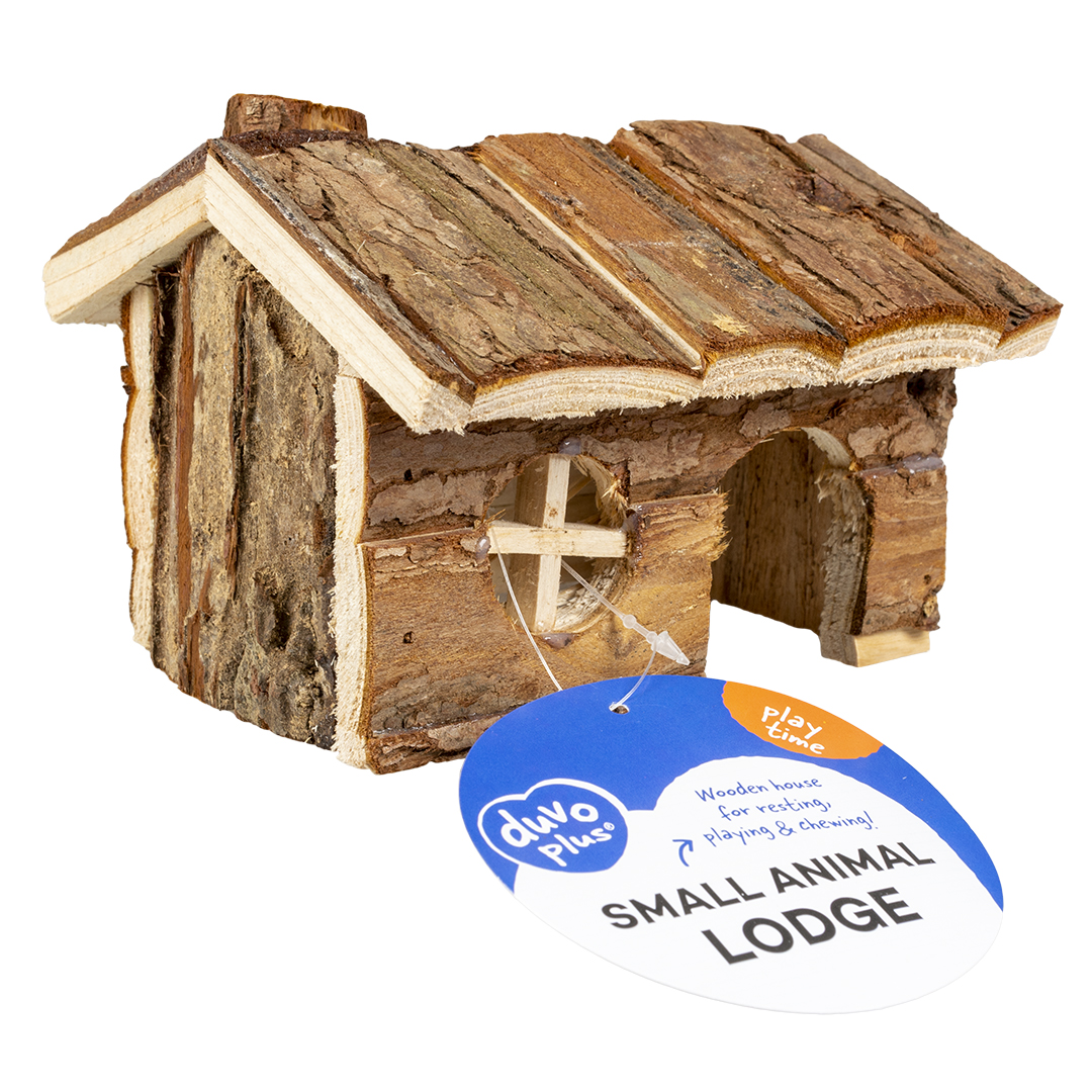 Small animal wooden lodge bark - Verpakkingsbeeld