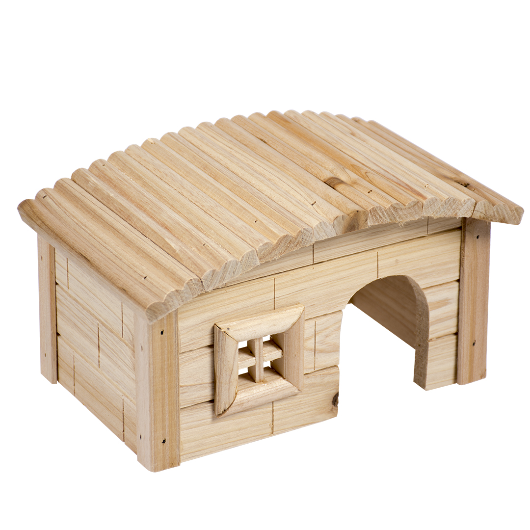 Small animal wooden lodge dome roof - <Product shot>