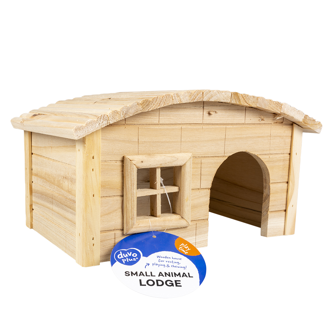 Small animal wooden lodge dome roof - Verpakkingsbeeld