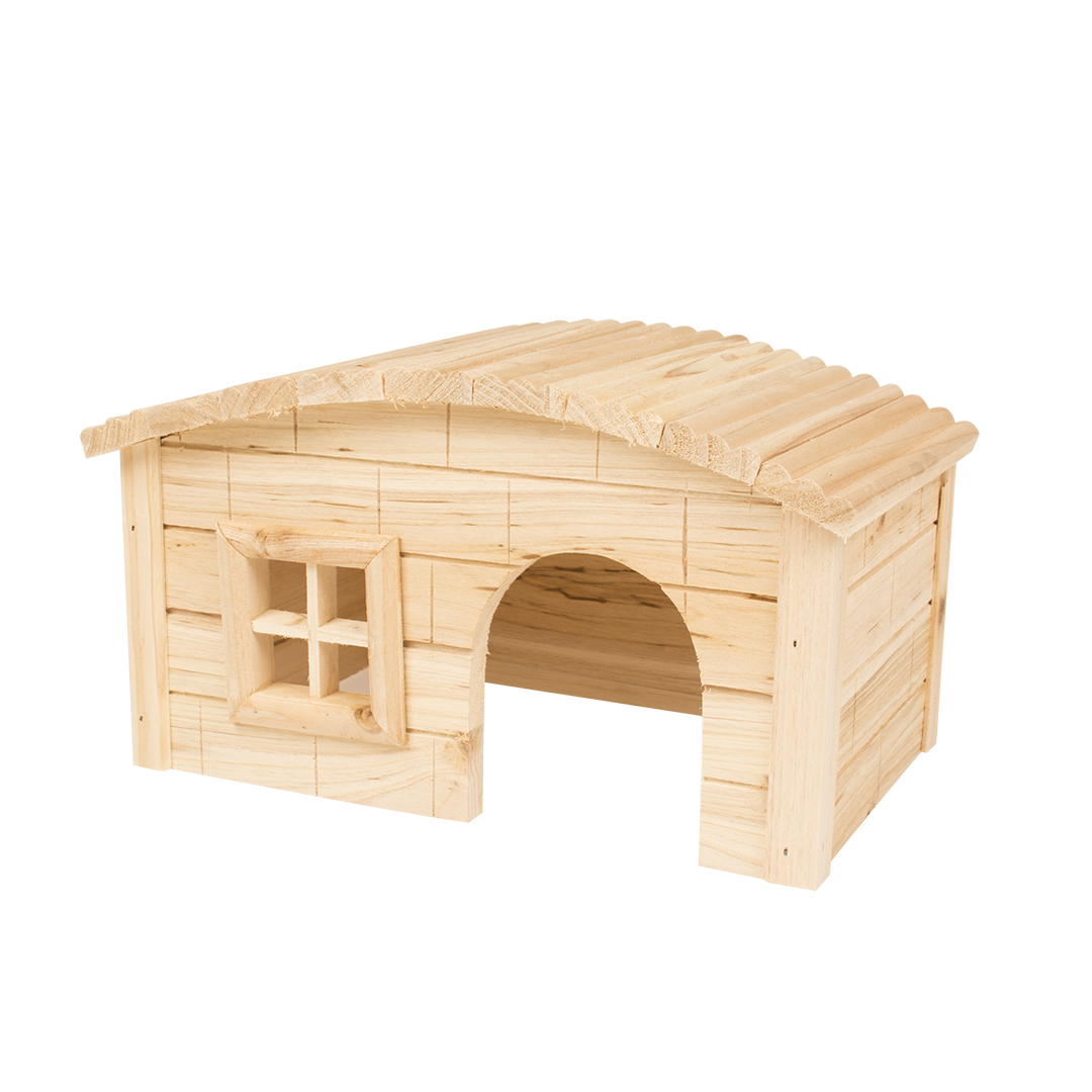 Small animal wooden lodge dome roof - <Product shot>