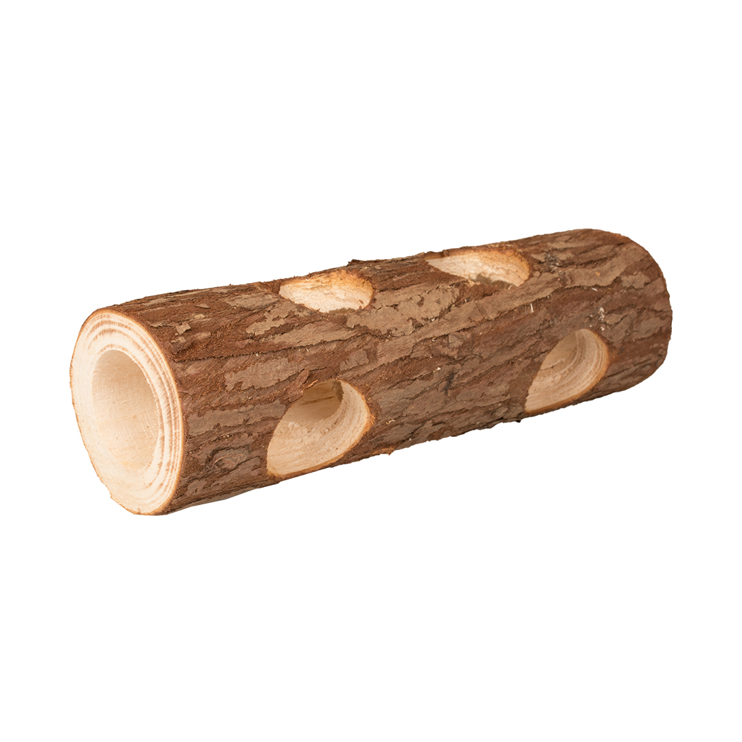 Souche d'arbre en bois jouet pour rongeurs - Product shot