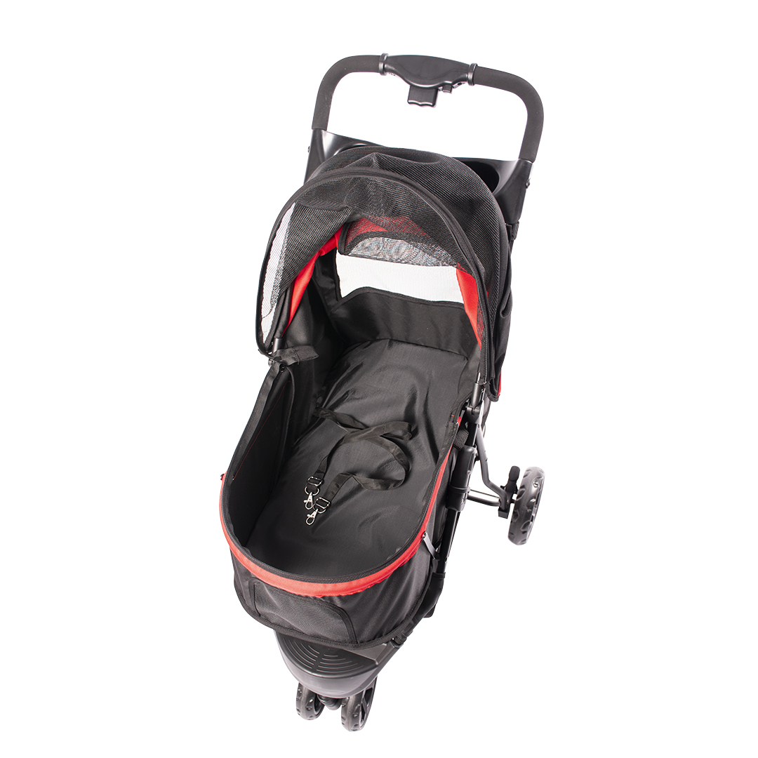 Pet buggy 3-wheeler black/red - Sceneshot