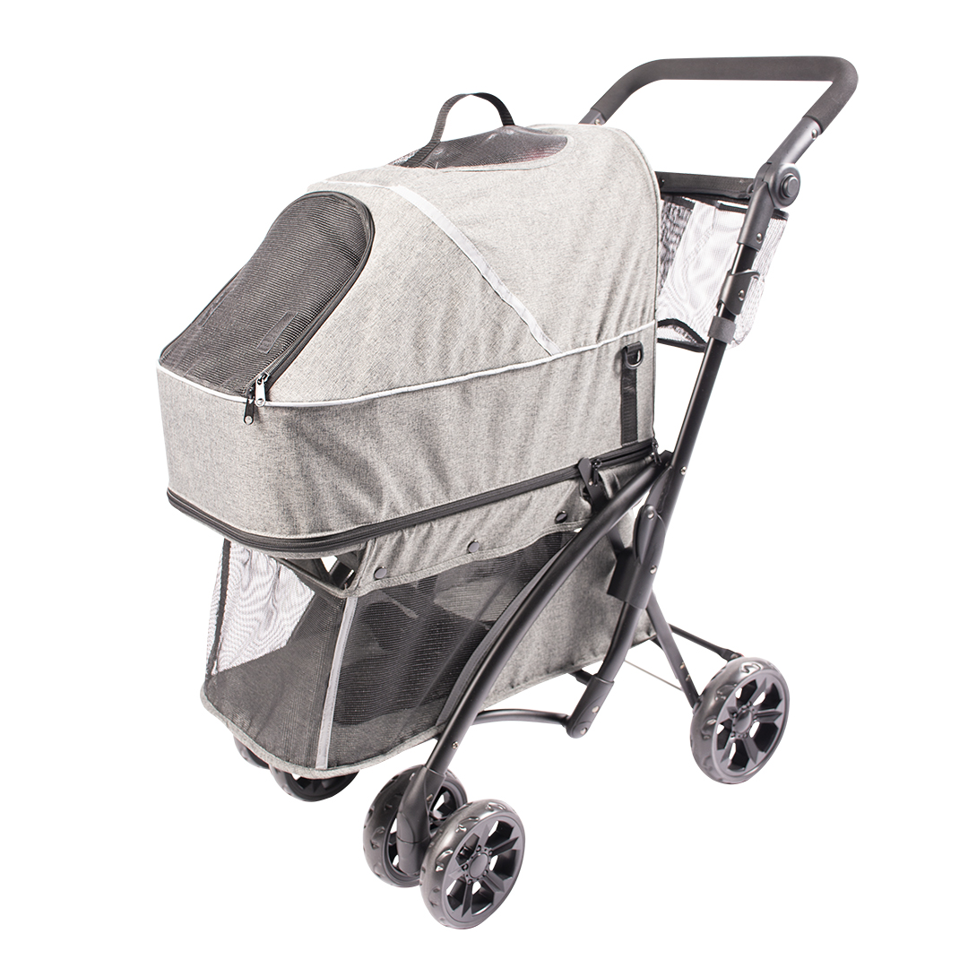 Pet buggy deluxe gris - Product shot