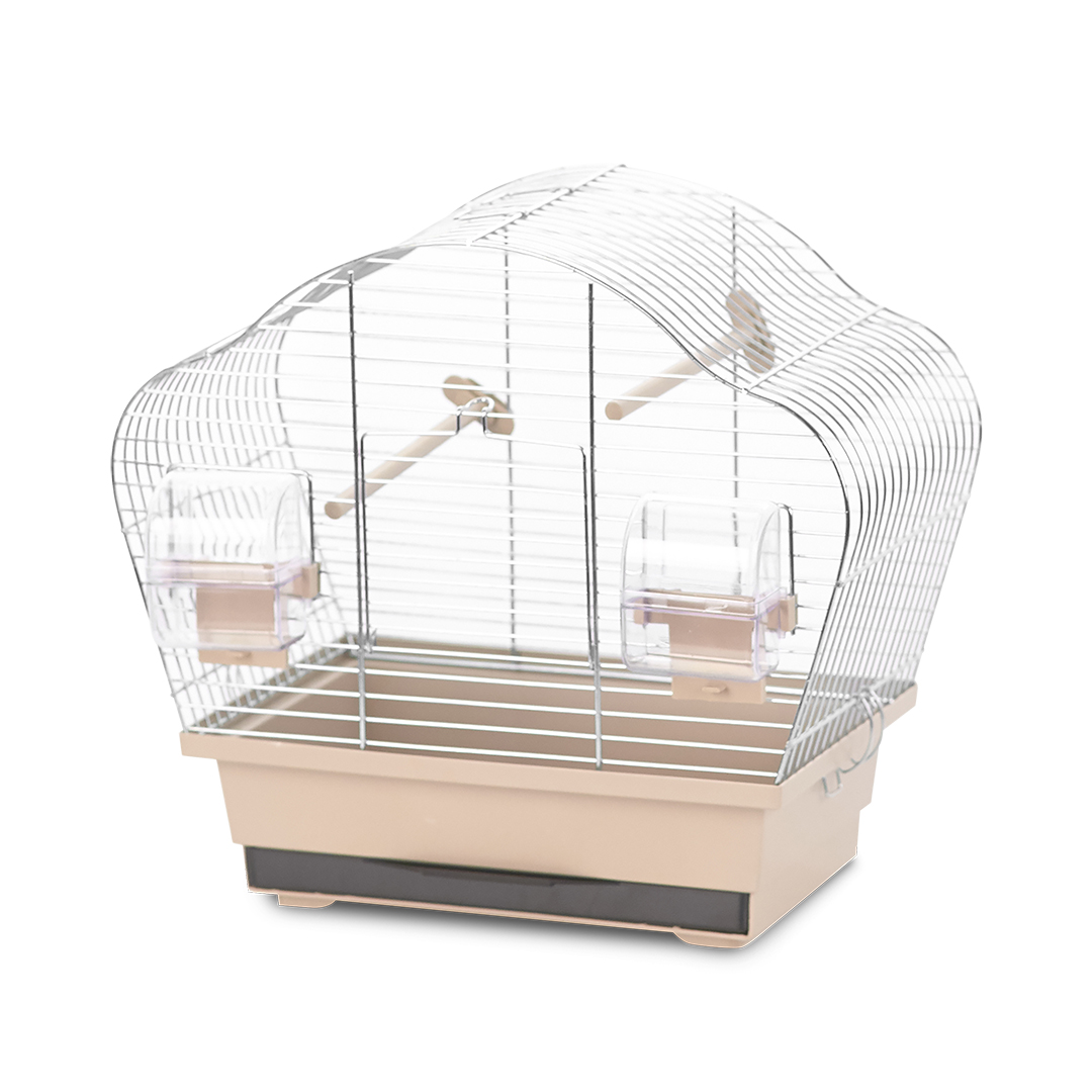 Cage pour oiseaux natural beta mini moka/zinc - Product shot