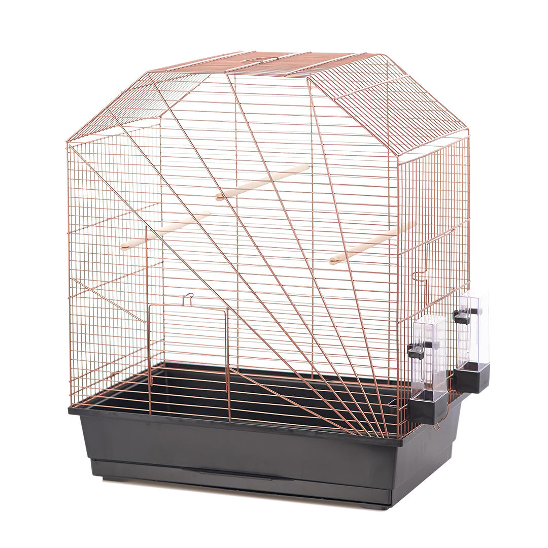 Cage pour oiseaux copper lexa noir/cuivre - Product shot
