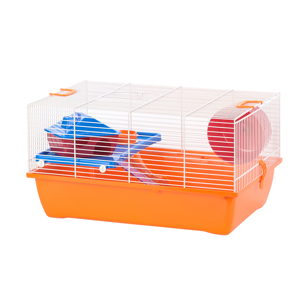 Rodent cage ibiza diego 1 orange/white - Product shot
