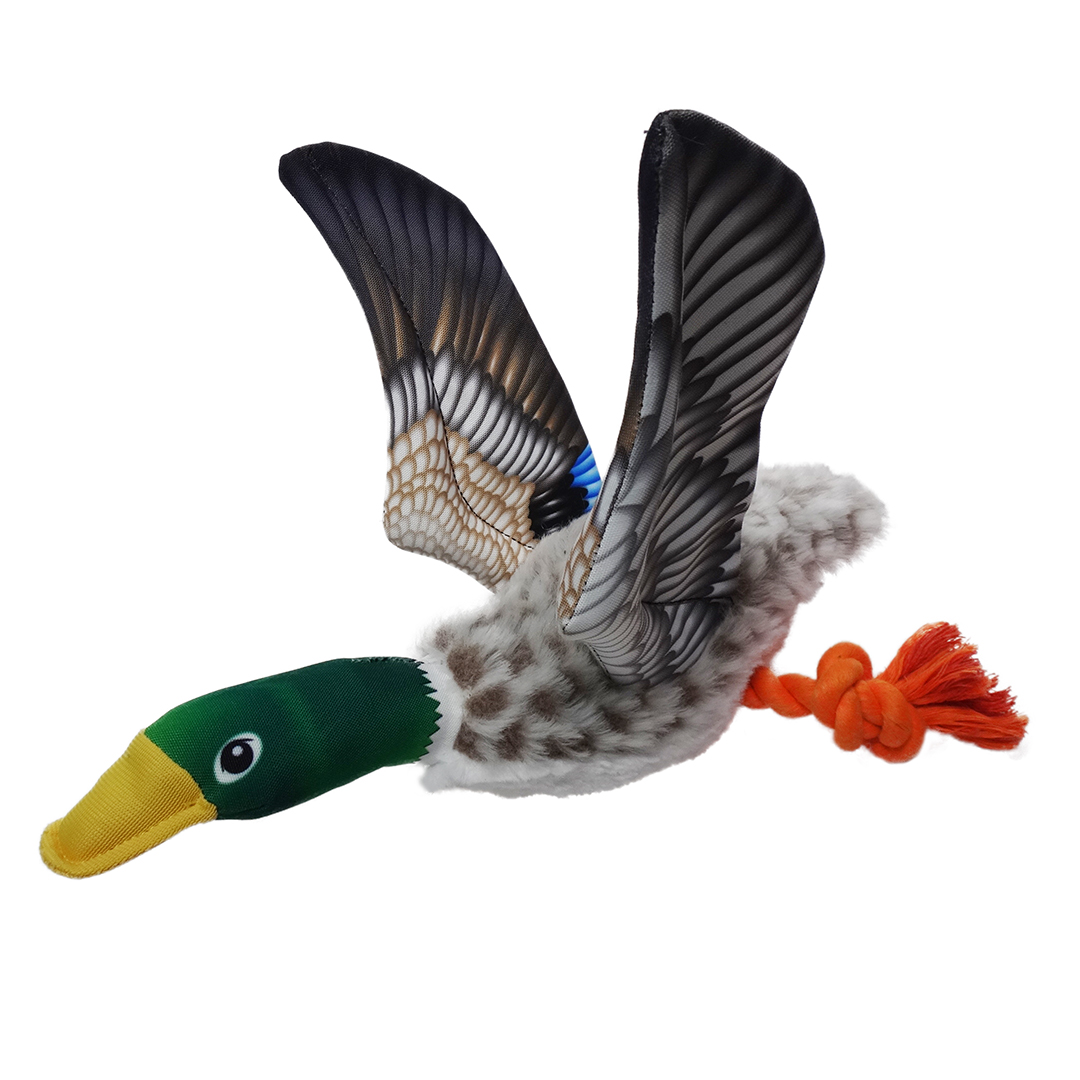 Pluche flying duck mixed colors - Product shot