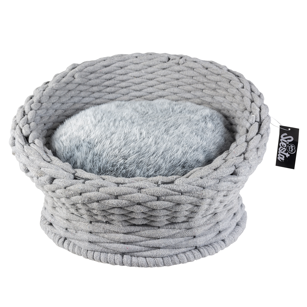 Oyster sofa in cotton rope grey - Product shot