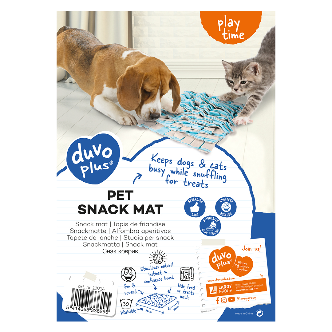 Pet snack mat blue/grey - Verpakkingsbeeld