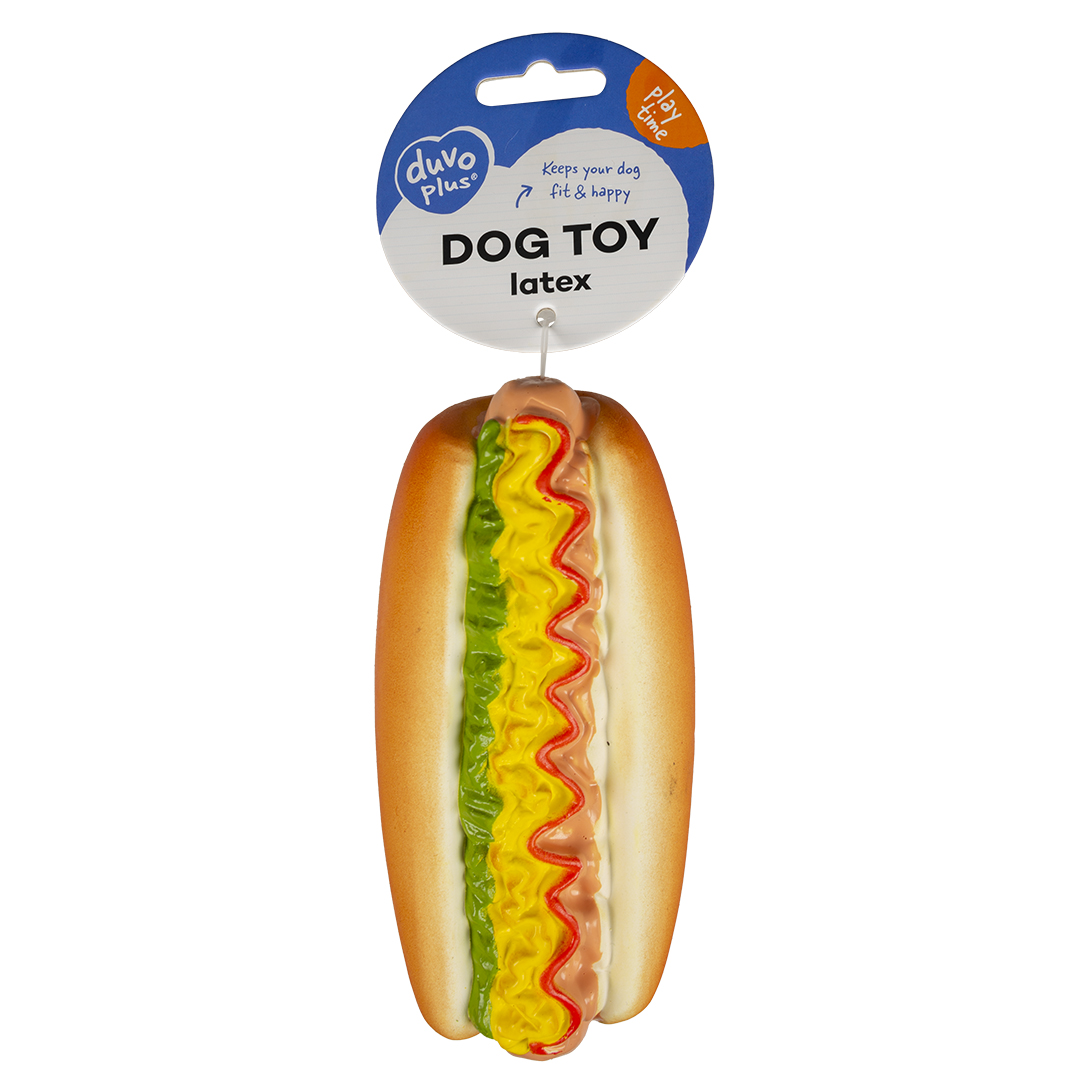 Latex hot dog multicolour - Verpakkingsbeeld