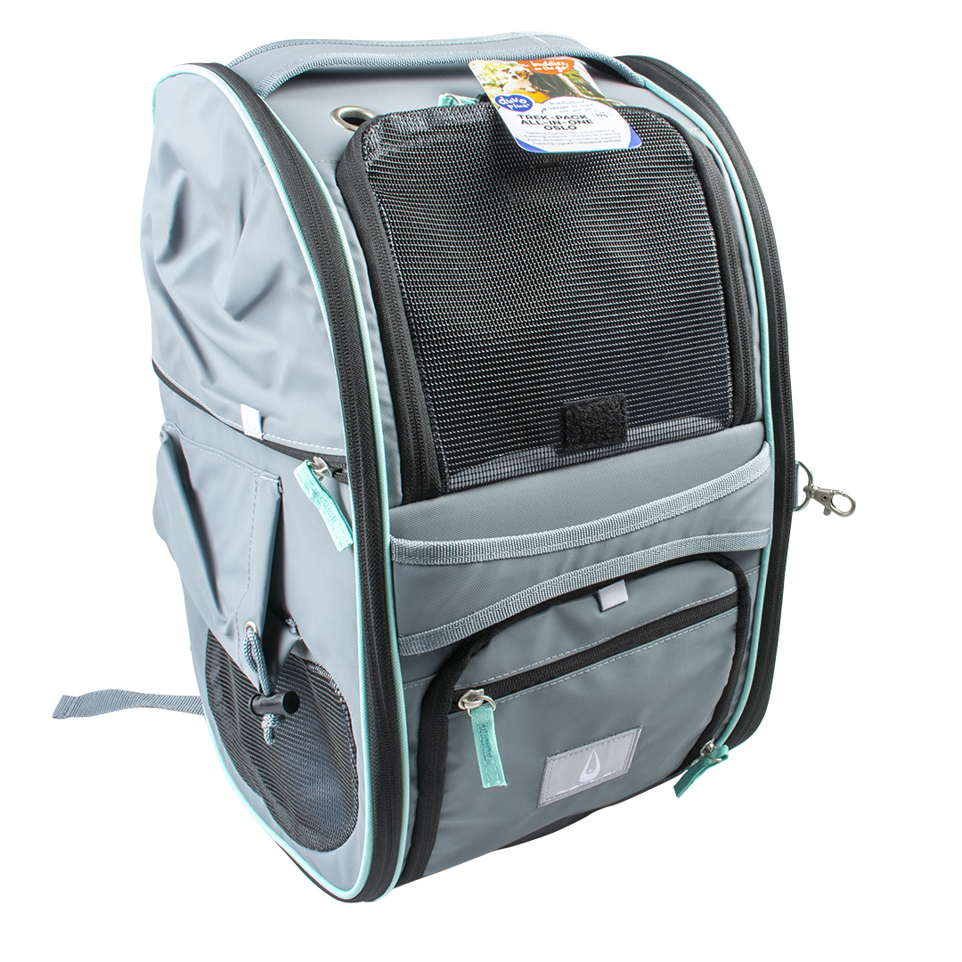 Trekking backpack all-in-one oslo grey/light green - Verpakkingsbeeld