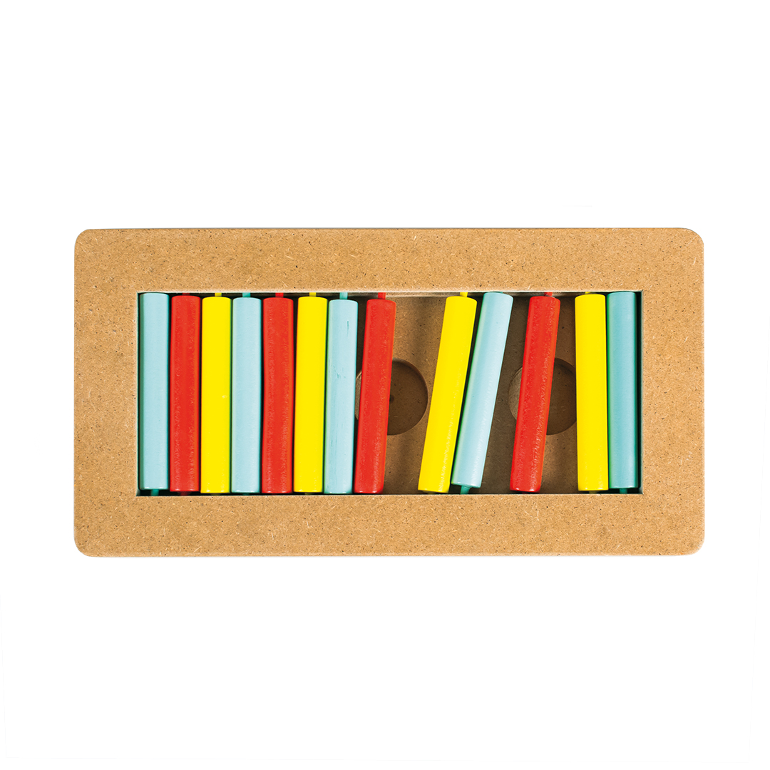 Slide `n snack puzzle - rectangle multicolore - Detail 1